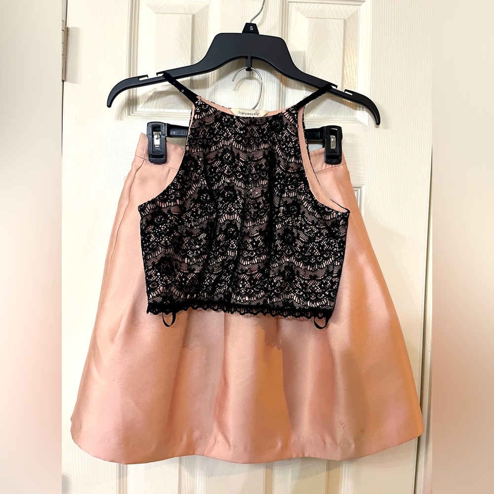 Francesca’s 2 piece dress, size small.